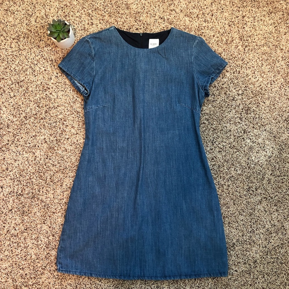 Denim Zara mini dress 👗❤️
